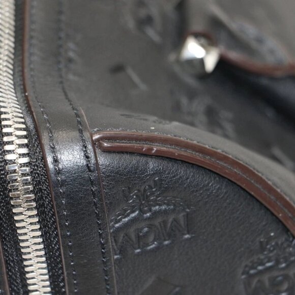 MCM Calfskin Ottomar Monogram Essential Boston Bag - Picture 9 of 15